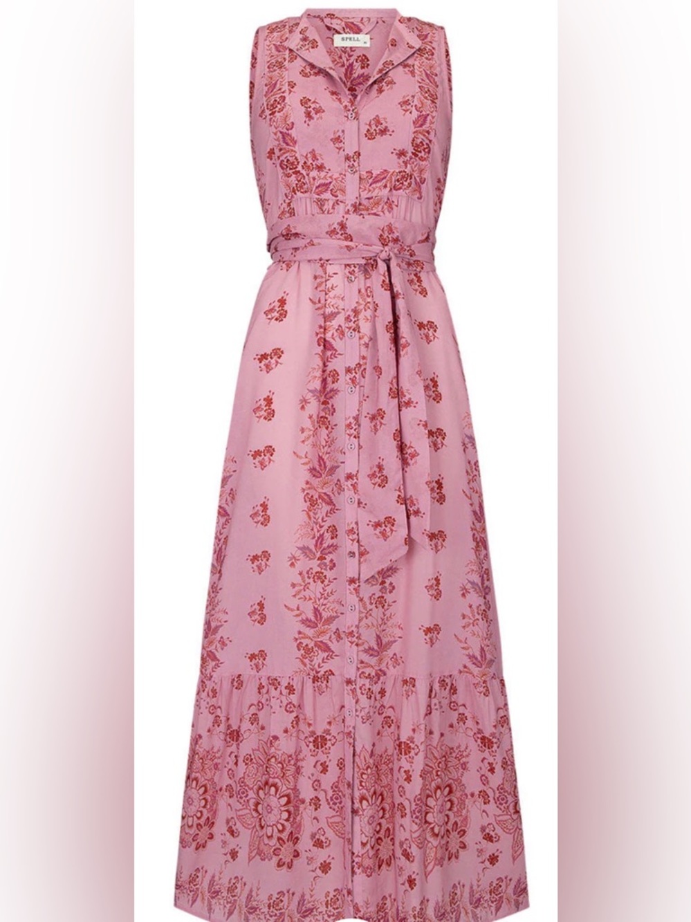 Spell Rebel Spirit Button Through Maxi Dress - Picture 5 of 8